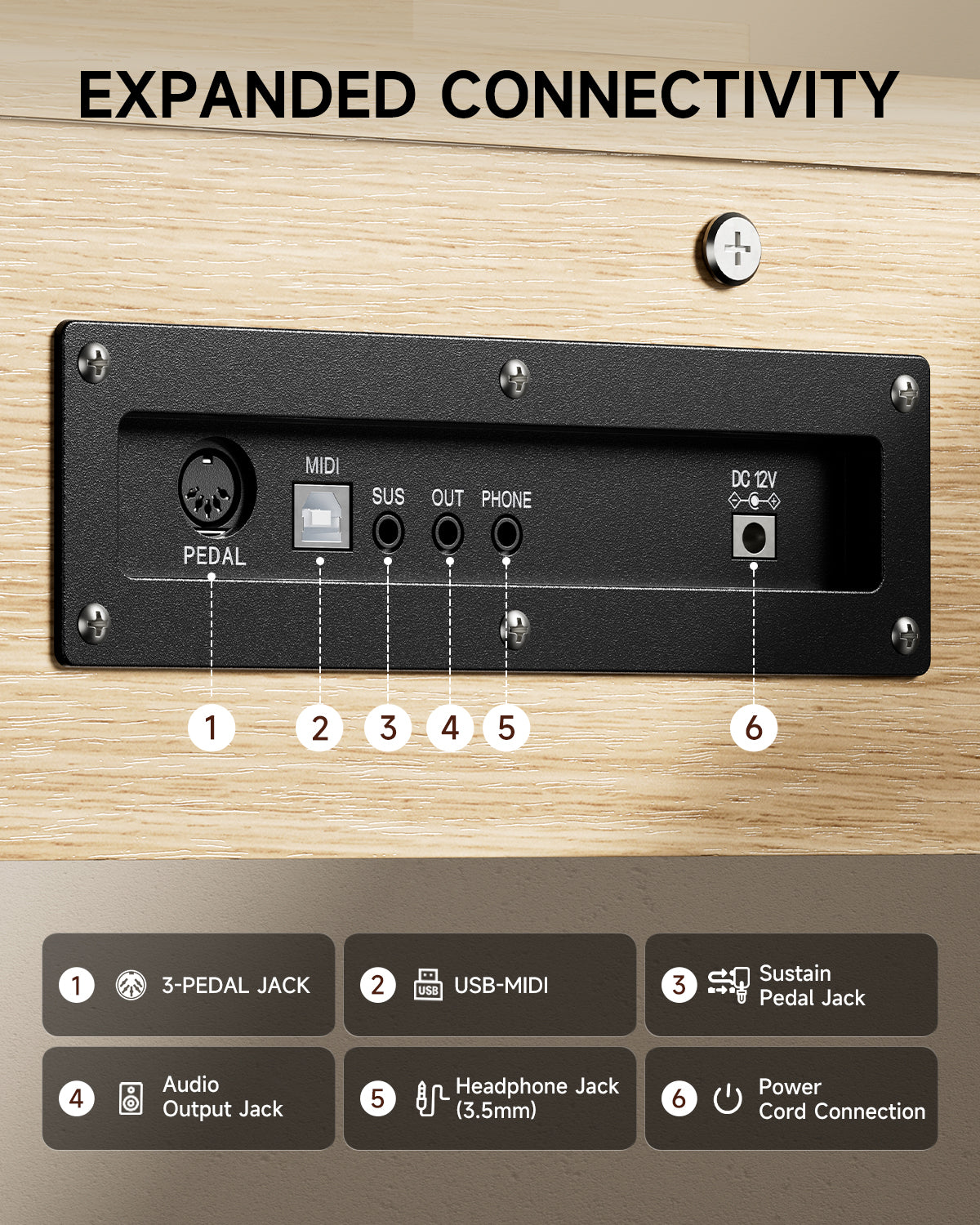 Donner DDP-65 88-Key Drawer Style Digital Piano