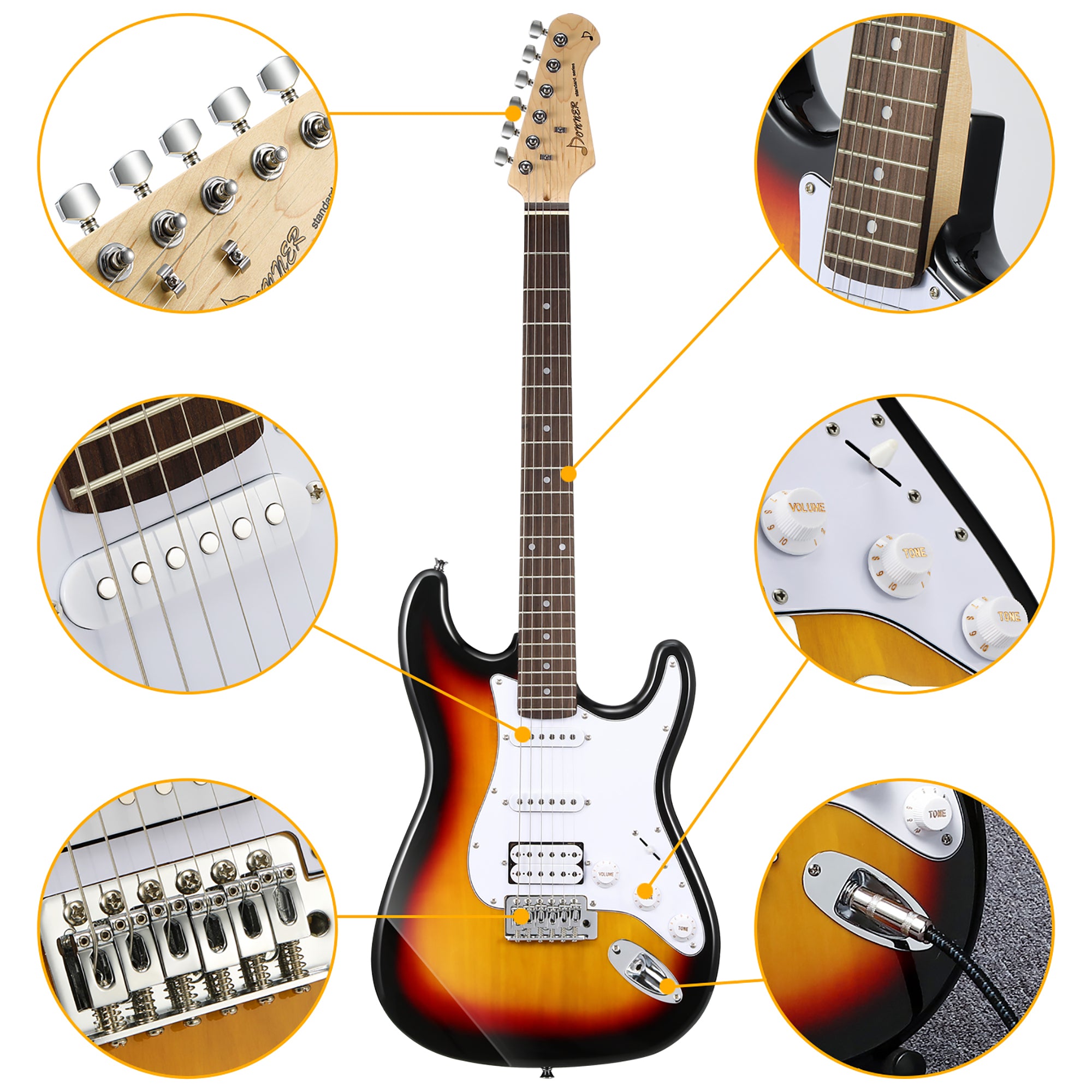donner-dst-100-full-size-electric-guitar-kit-with-amplifier-39-inch-solid-body-hss-pickup-beginner-set