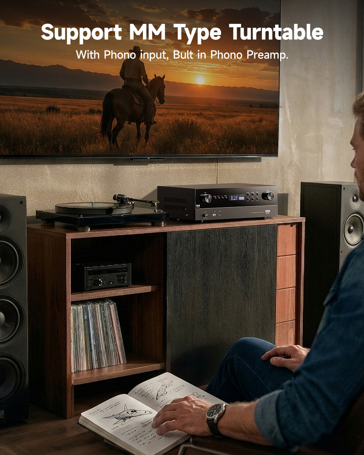 Donner MAMP8 5.2 Channel AV Receiver