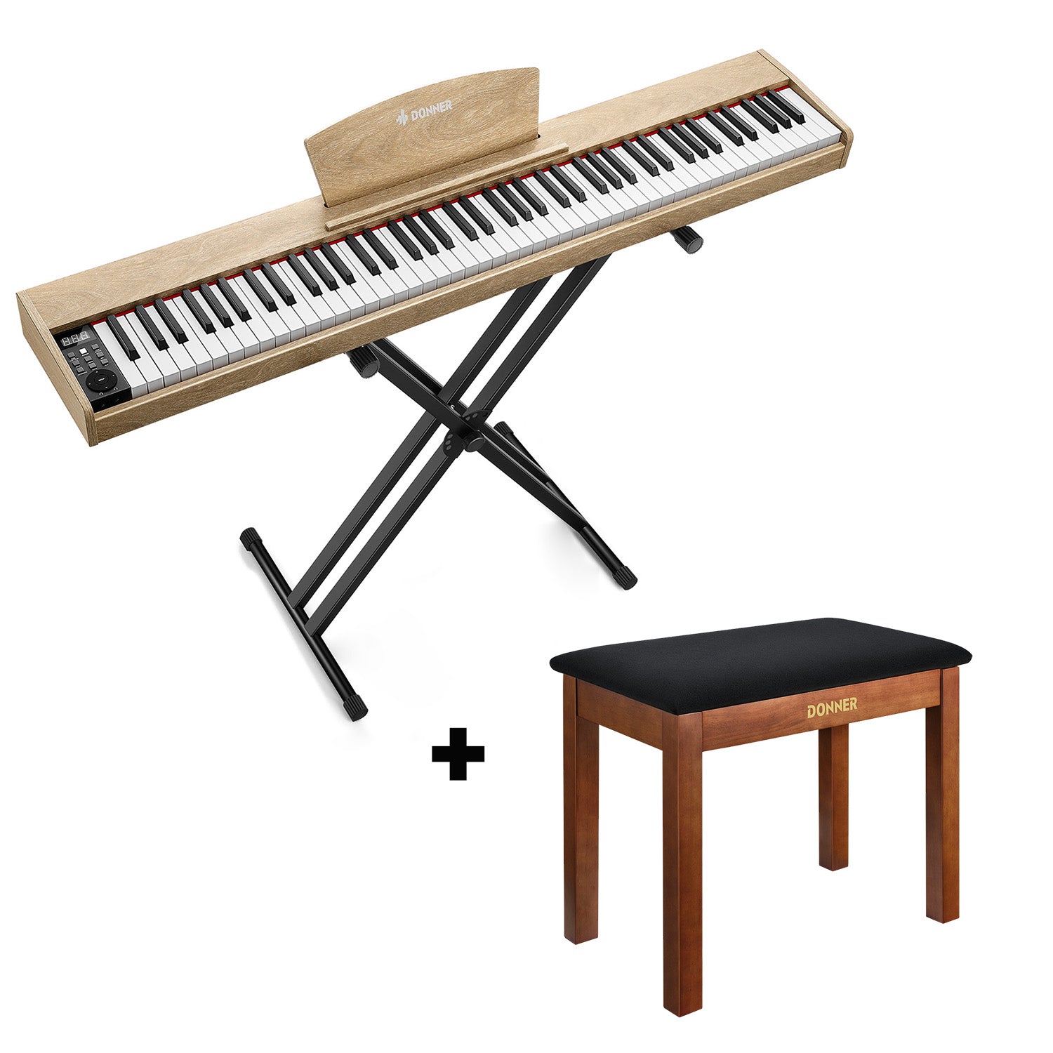 Piano numérique sensible à la vélocité Donner DEP-1S 