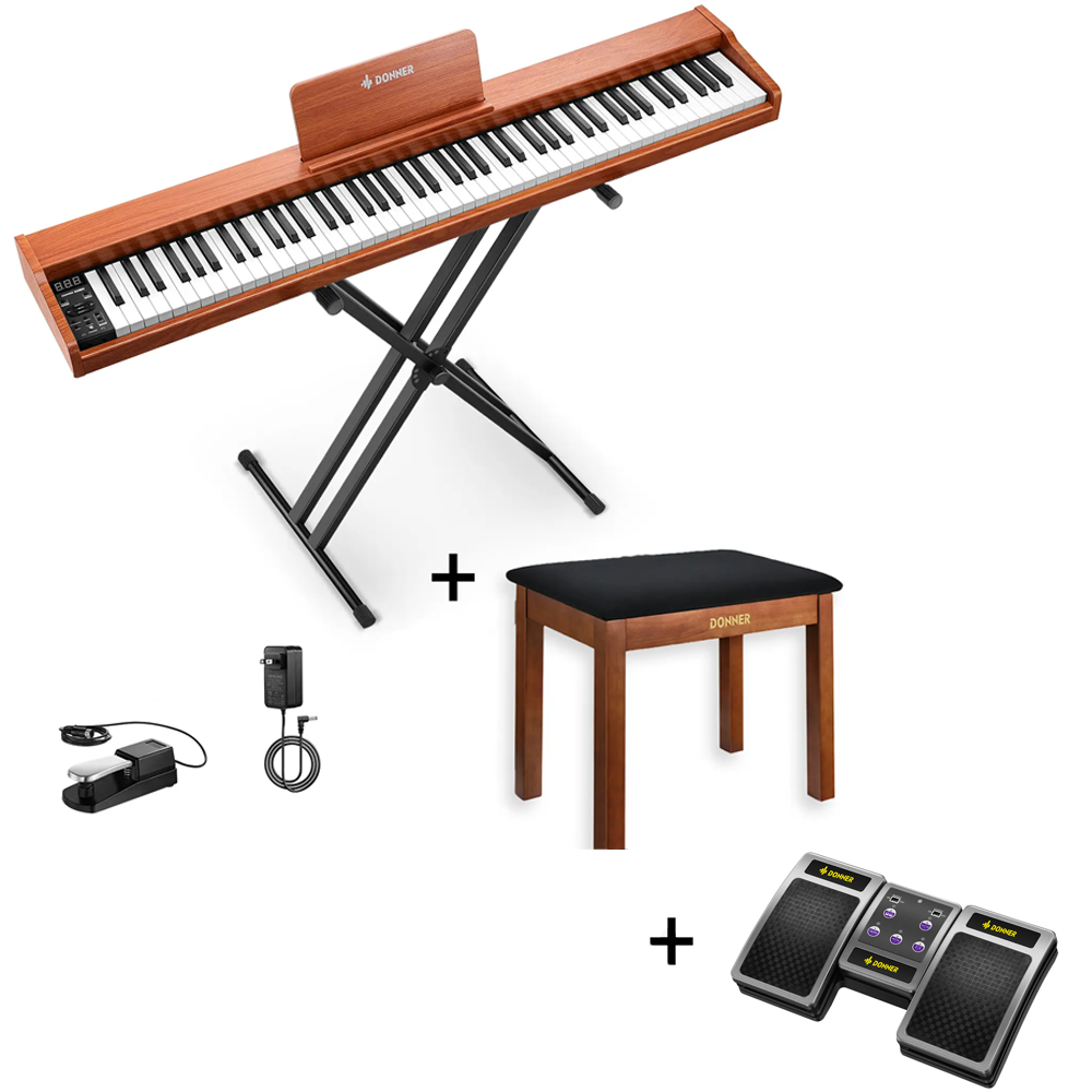 【Pre-sale】Donner DEP-1S Digital Piano Kit with X-Stand-【Shipping before December 5th】