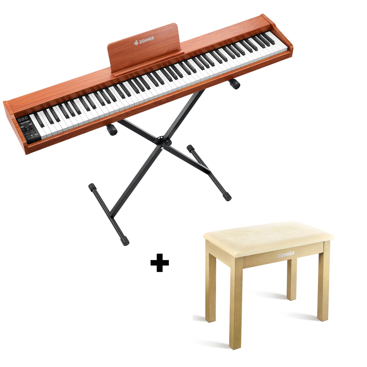 Piano numérique sensible à la vélocité Donner DEP-1S 