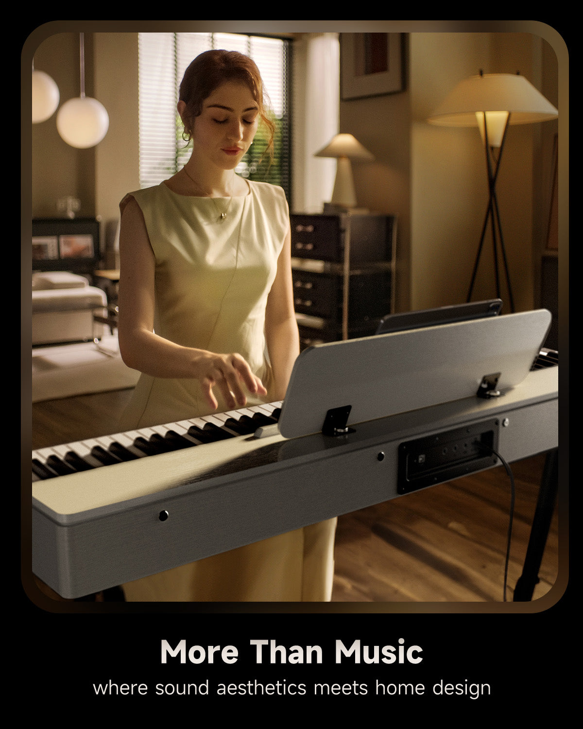 Donner OURA™ S100 Home Digital Piano-White##