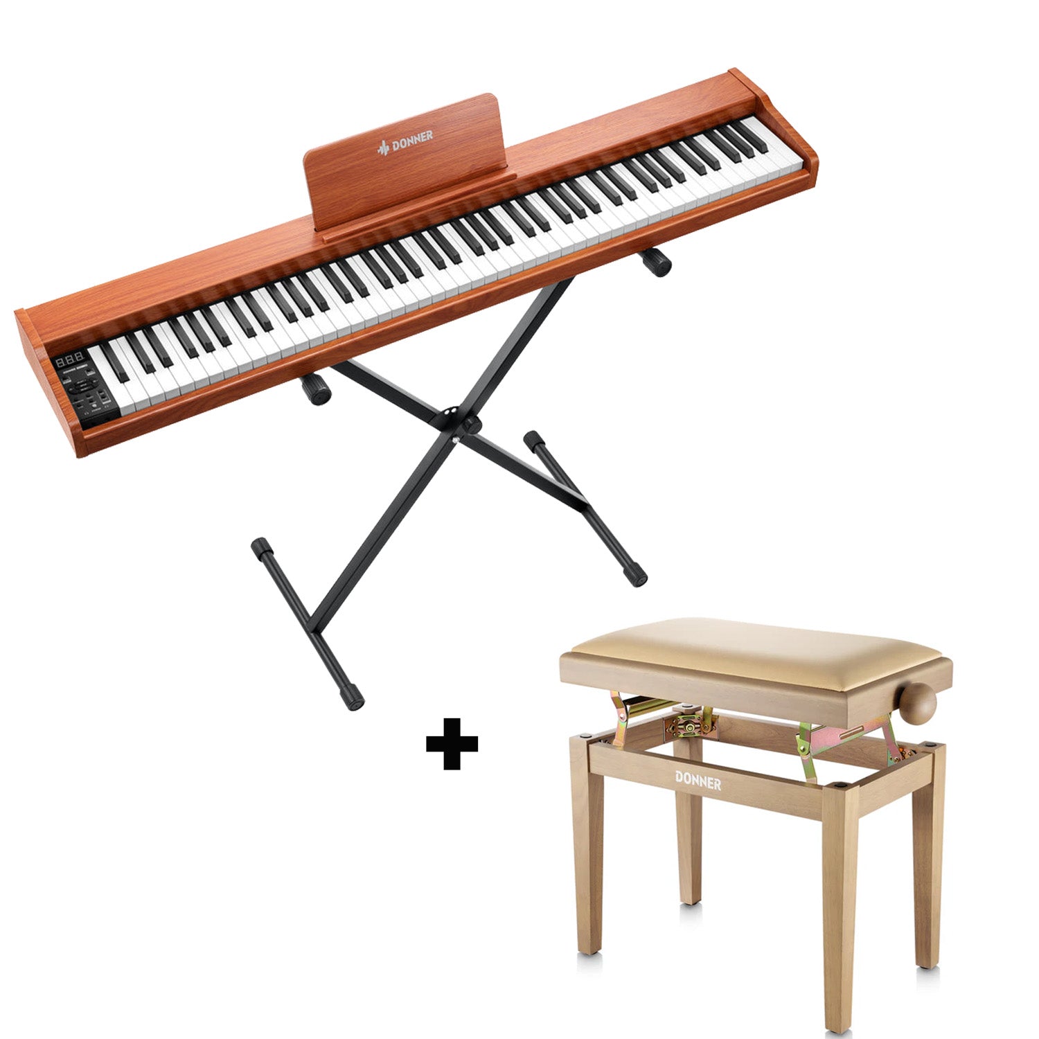 Piano numérique sensible à la vélocité Donner DEP-1S 