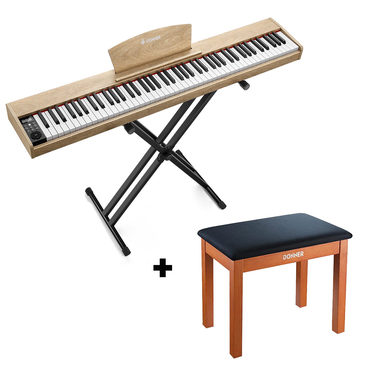 Piano numérique sensible à la vélocité Donner DEP-1S 