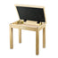 Donner DKB-10 Yellow Piano Bench with High-Density Suede CushionD