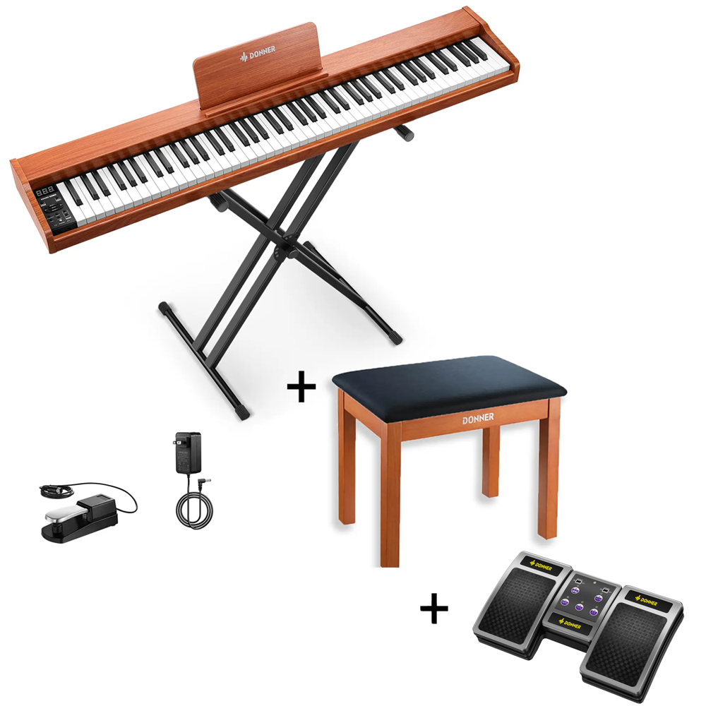【Pre-sale】Donner DEP-1S Digital Piano Kit with X-Stand-【Shipping before December 5th】