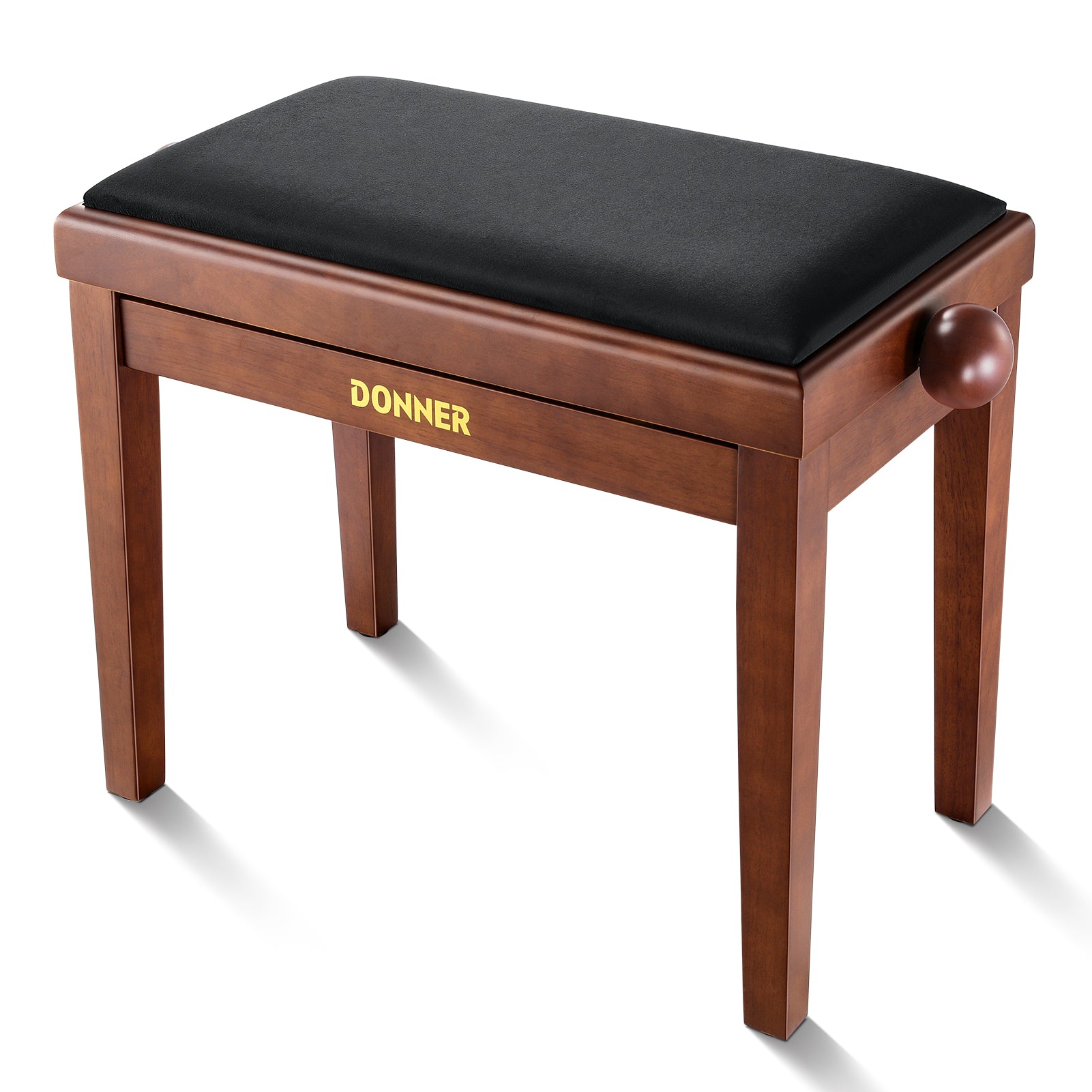 Donner Adjustable Piano Stool Brown Matte