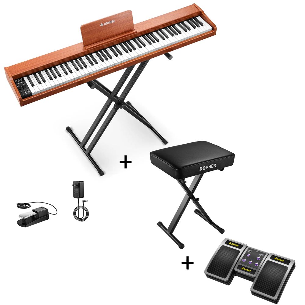 【Pre-sale】Donner DEP-1S Digital Piano Kit with X-Stand-【Shipping before December 5th】