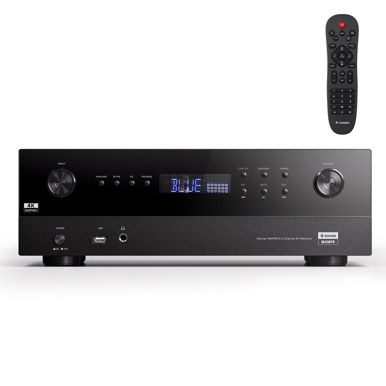 Donner MAMP8 5.2 Channel AV Receiver