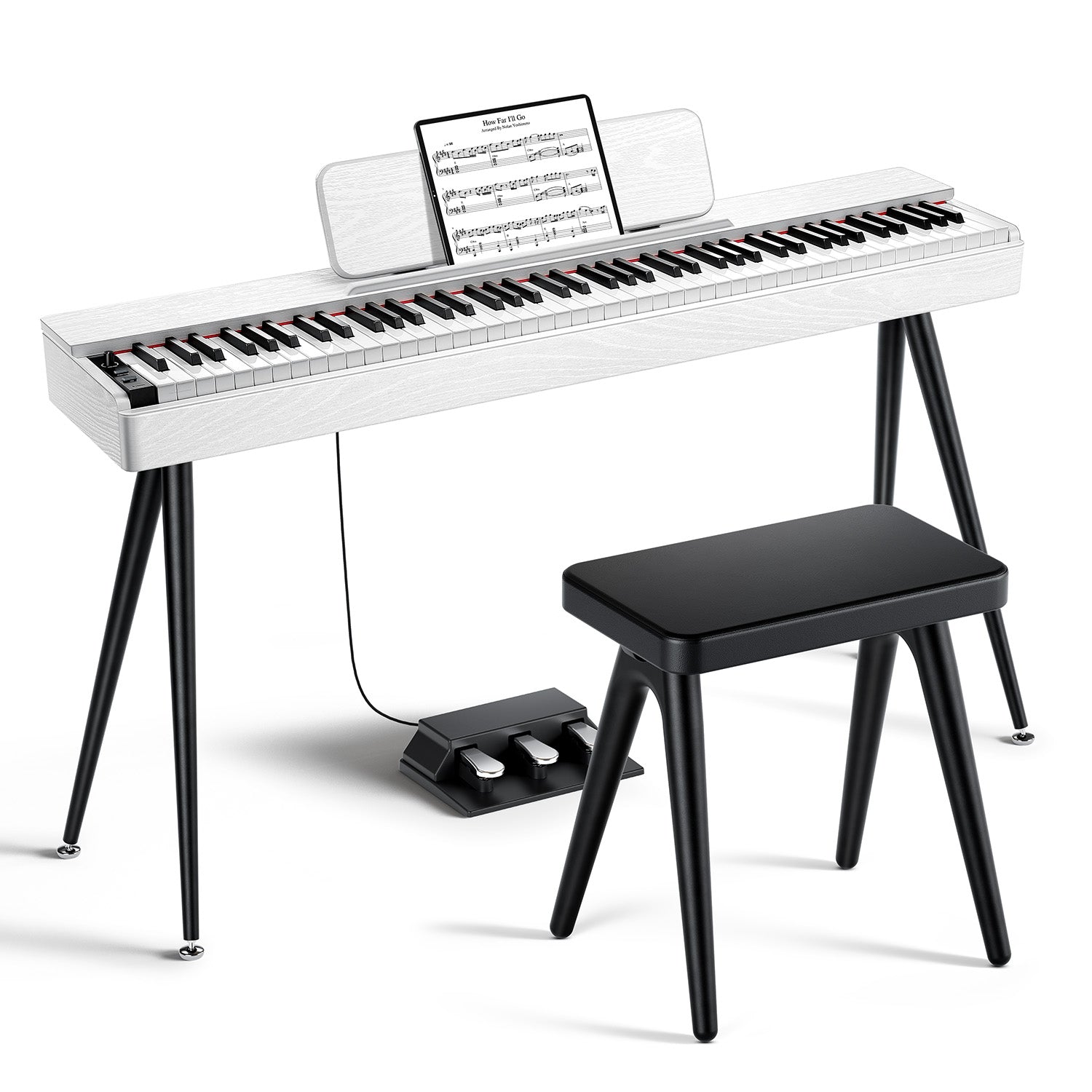 Donner OURA™ S100 Home Digital Piano-White##