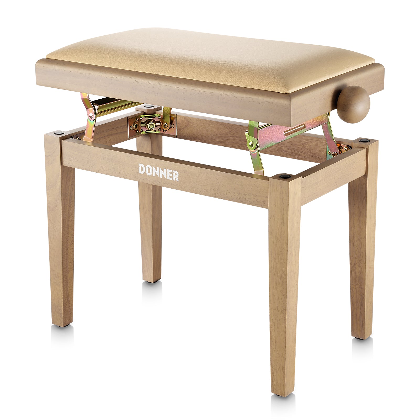 Donner Height-adjustable piano stool，Matte Beige