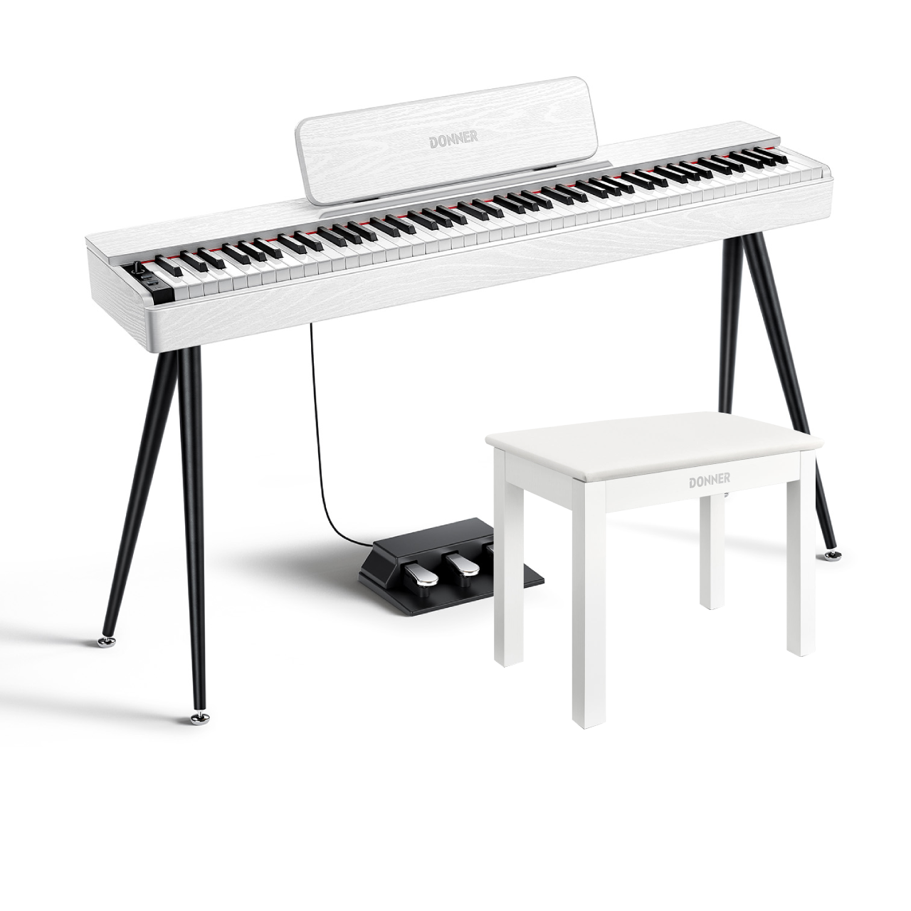 Donner OURA™ S100 Home Digital Piano-White##