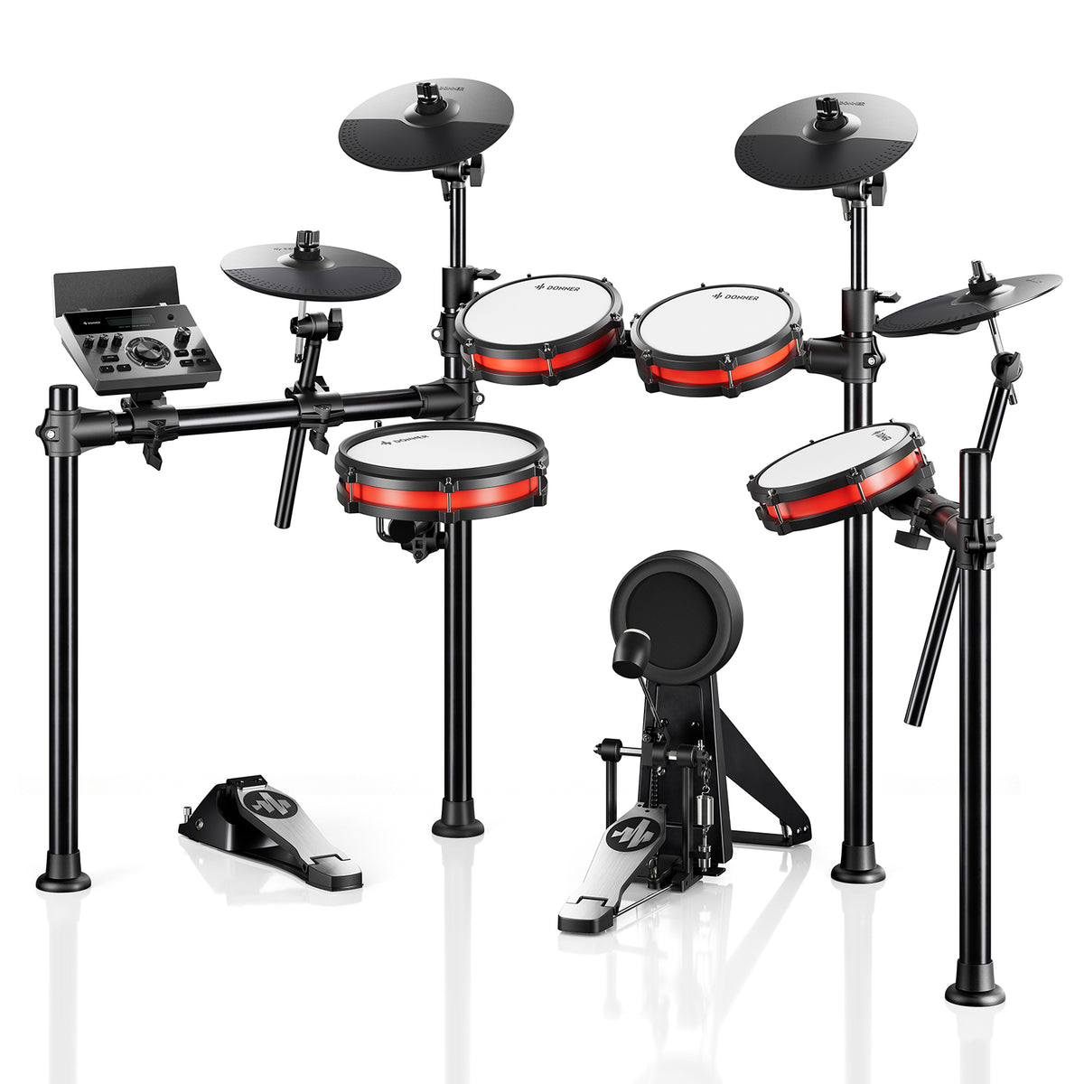 Donner DED-200X Electronic Drum Set-5 Drum 4 Cymbal Set (New Version)##