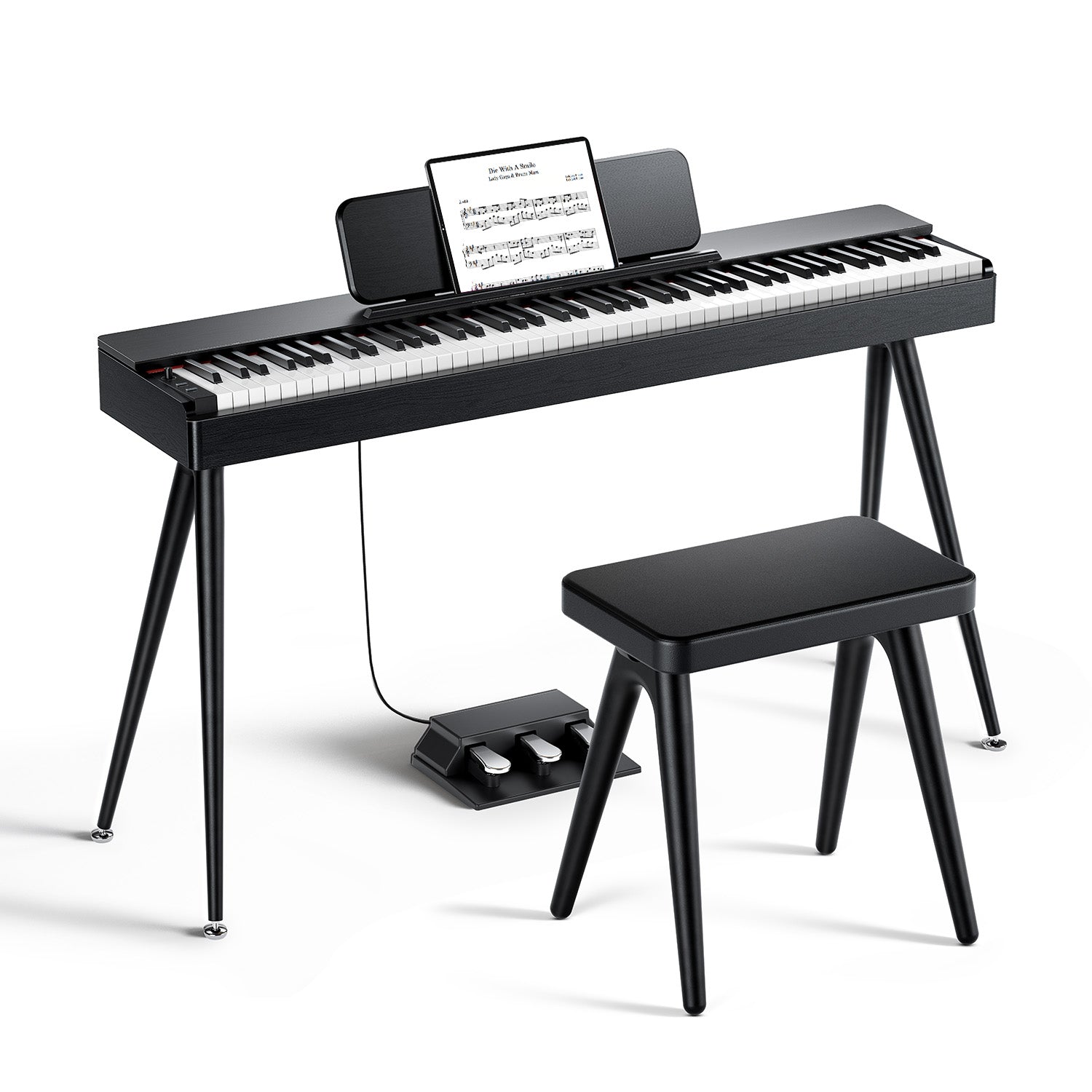 Donner OURA™ S100 88-Key Graded Hammer Weighted Digital Piano-Black##