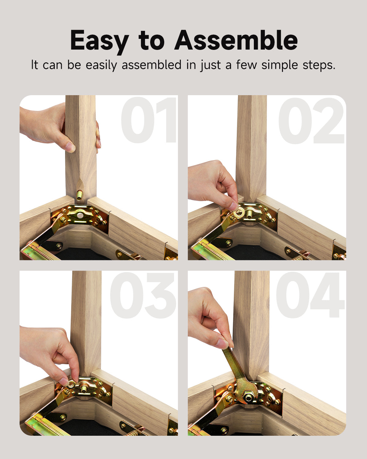 Donner Height-adjustable piano stool，Matte Beige