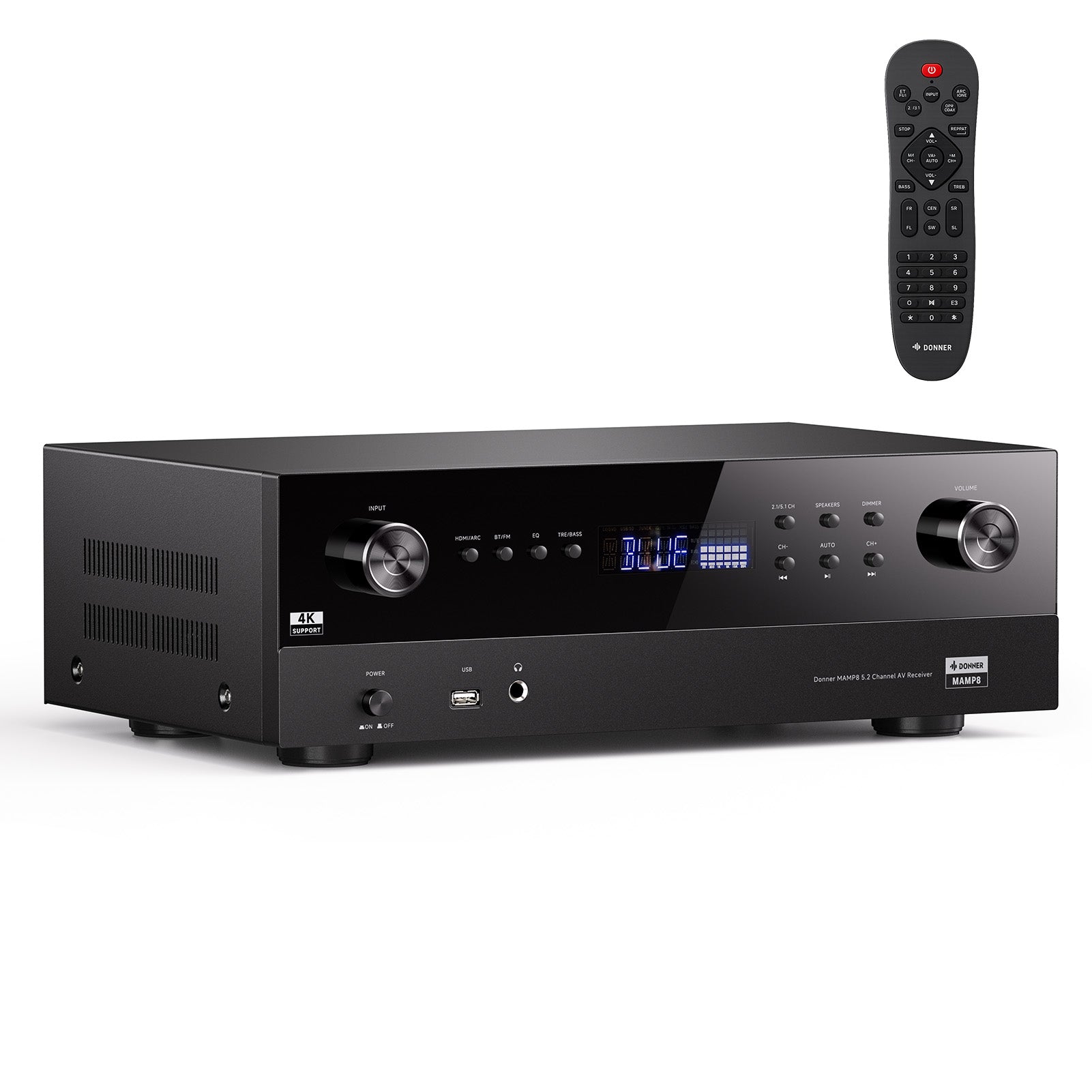 Donner MAMP8 5.2 Channel AV Receiver