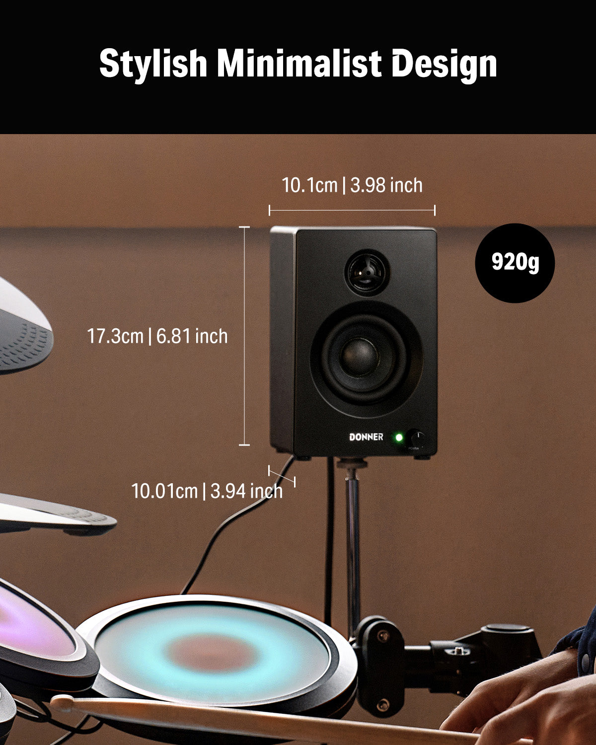 Donner DDA-20SE Altoparlante monitor per batteria