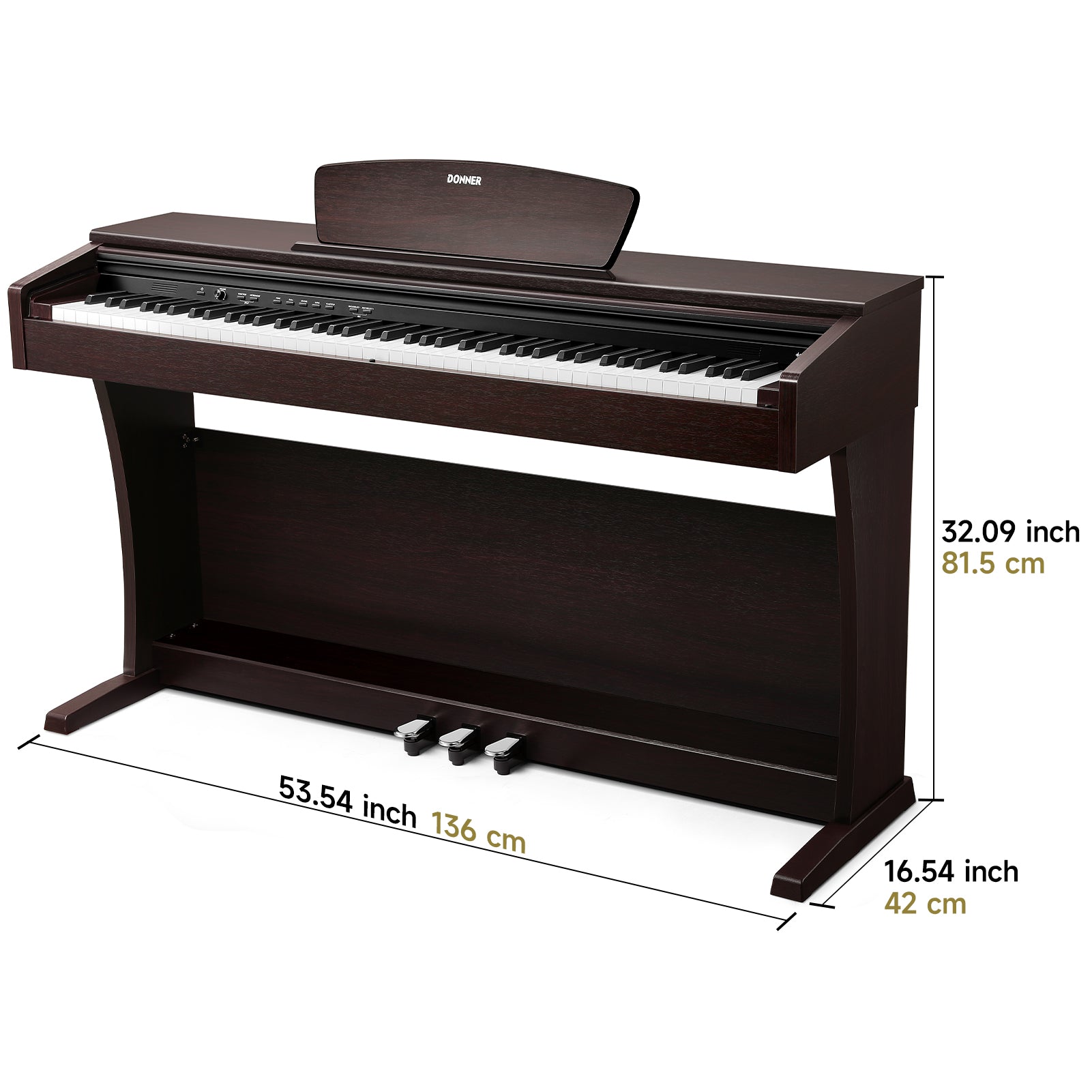 Donner DDP-300 Fully Weighted Home Digital Piano (Upgrade-Version)