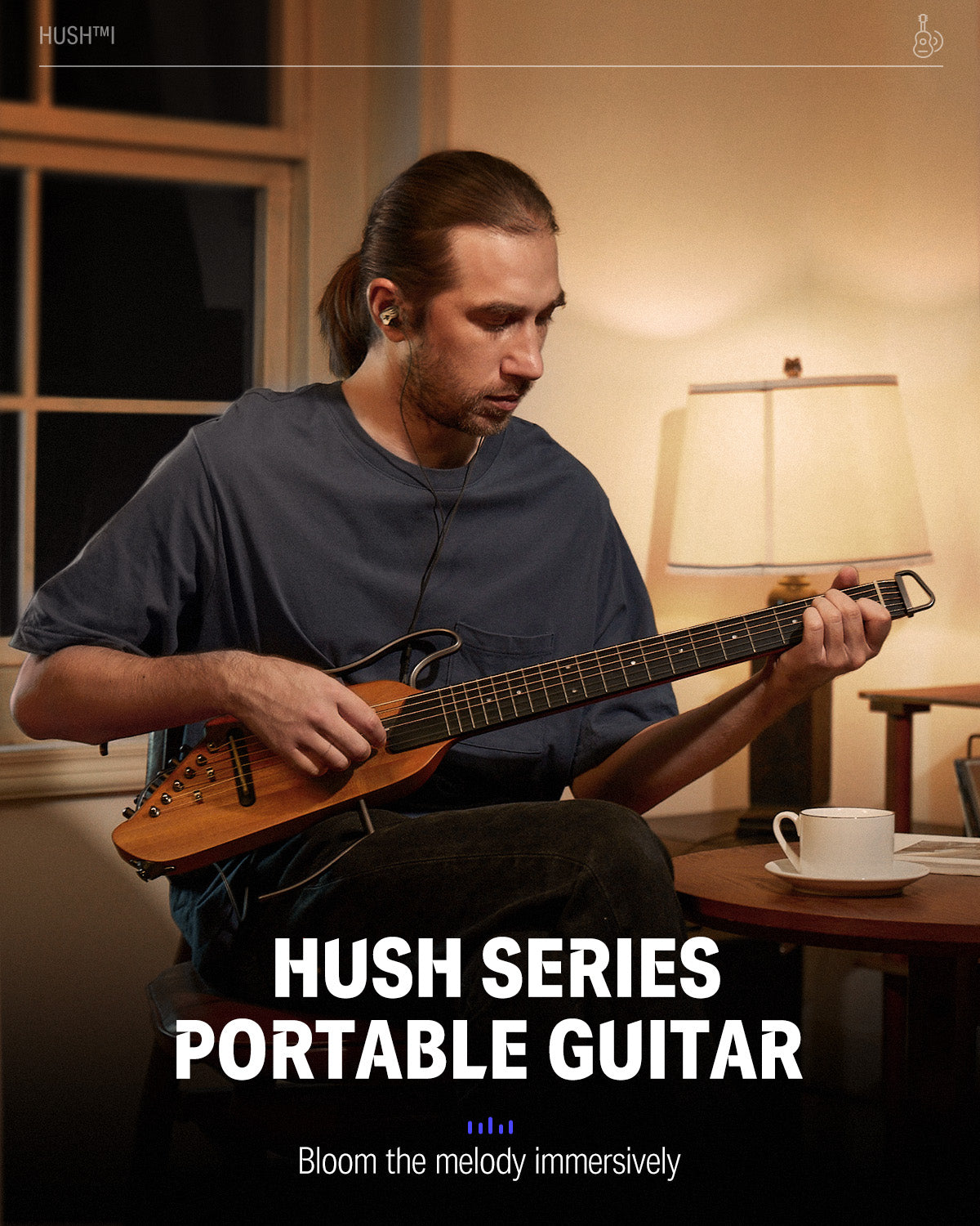 Donner HUSH I Acoustic-Electric Guitar