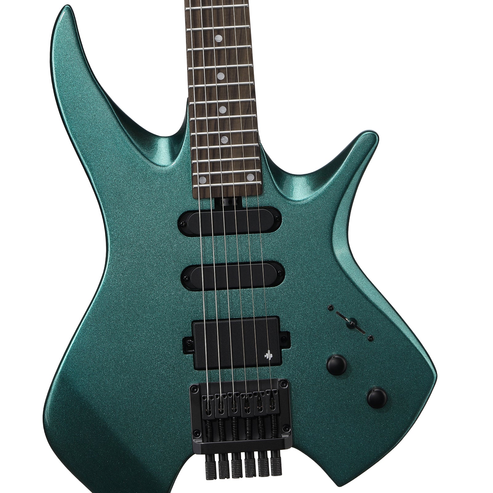 Donner NHL-500 Headless Electric Guitar-Sherwood Green##