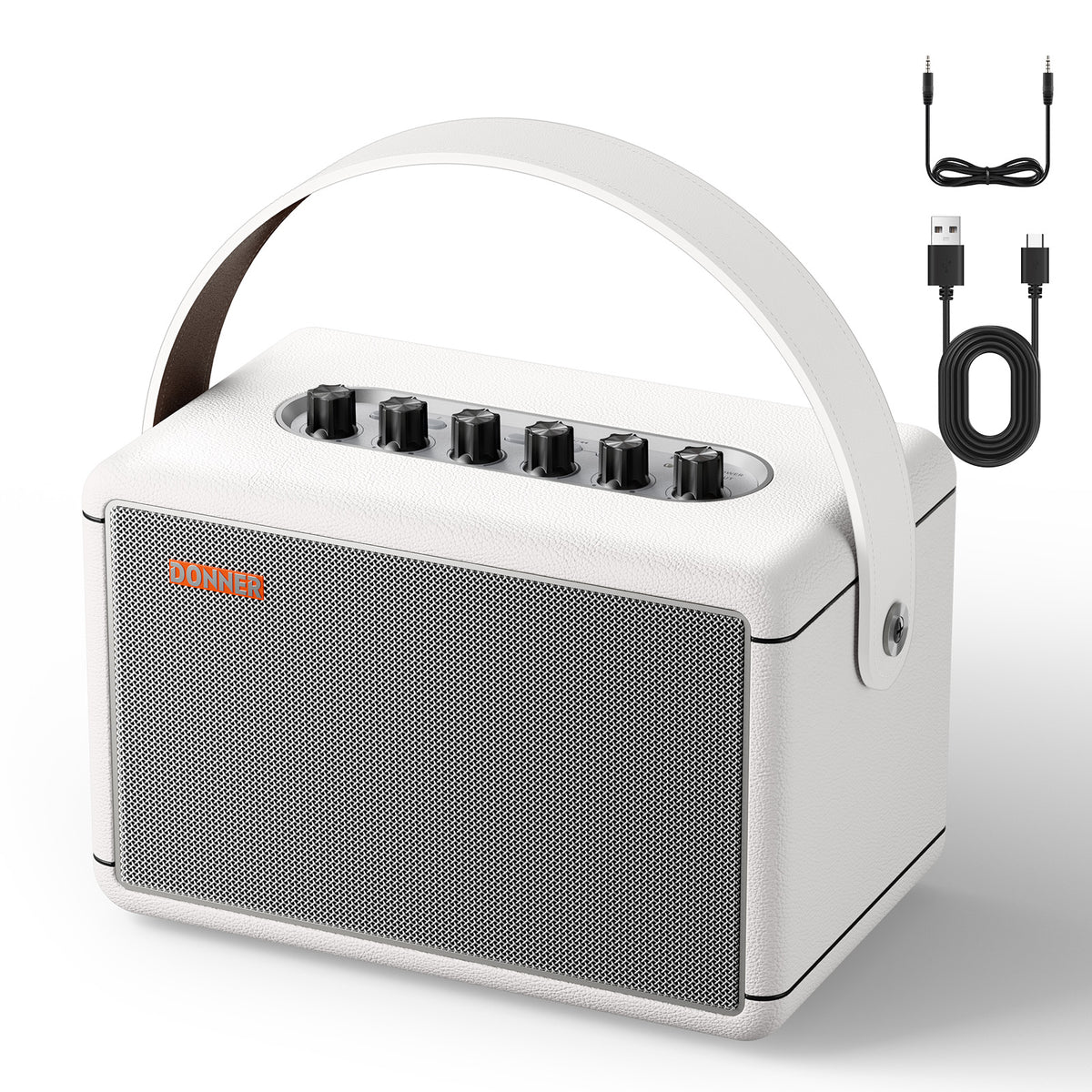 DONNER GO II Electric Guitar Amplifier-White##