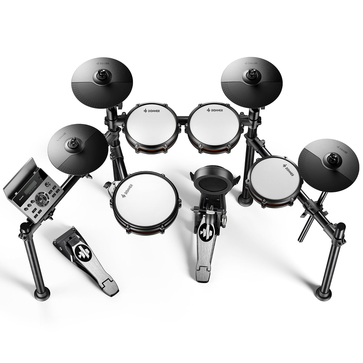 Donner DED-200X Electronic Drum Set-5 Drum 4 Cymbal Set (New Version)##