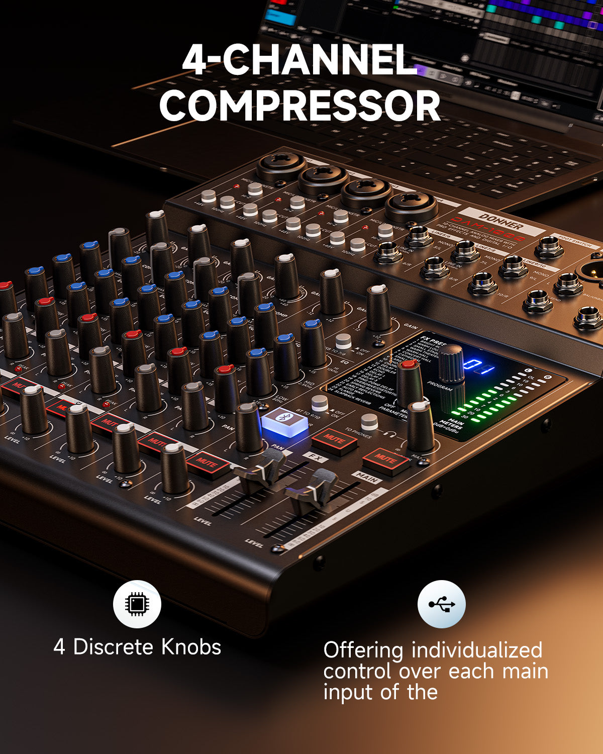 DONNER DAM1000 Audio Mixer EU