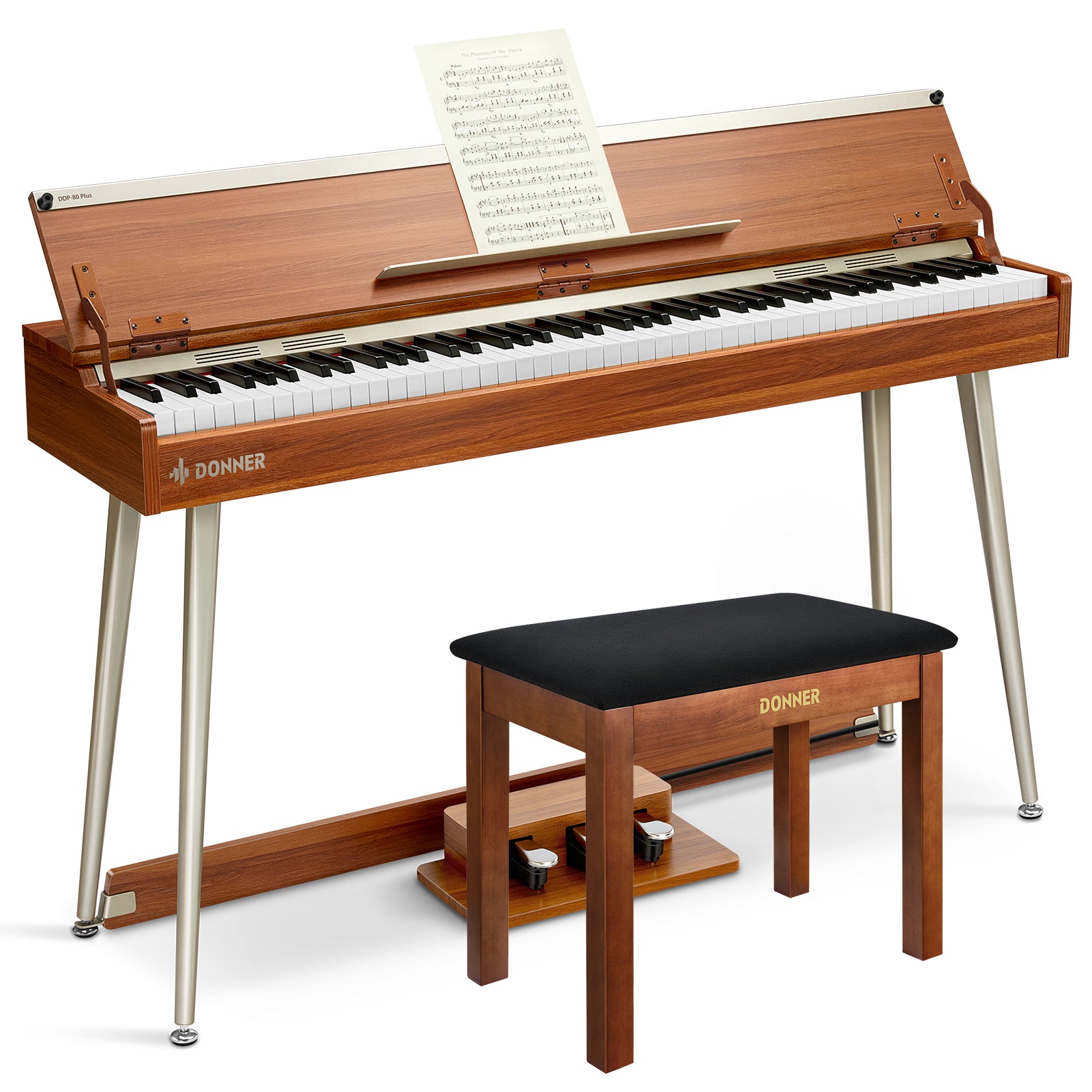 Donner DDP-80 PLUS Upright Digital Piano