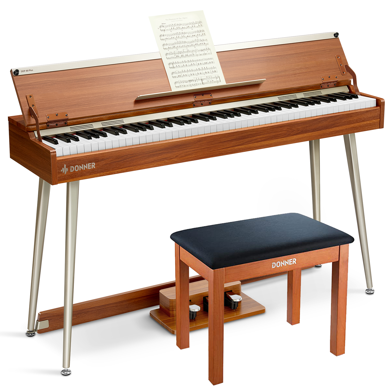 Donner DDP-80 PLUS Upright Digital Piano