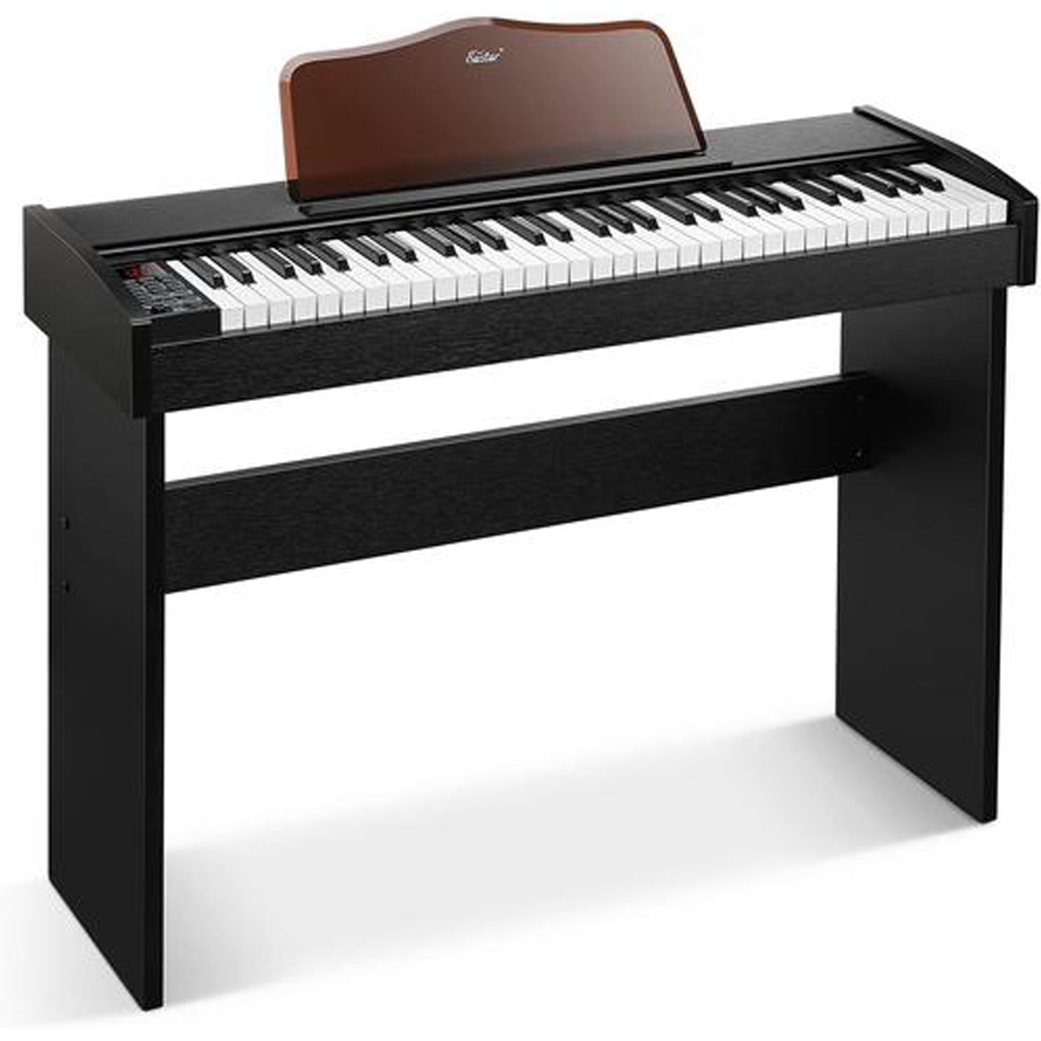 Eastar EK-10S Detachable Electronic Keyboard Piano for Beginners 61-Key with Classic Wooden Stand