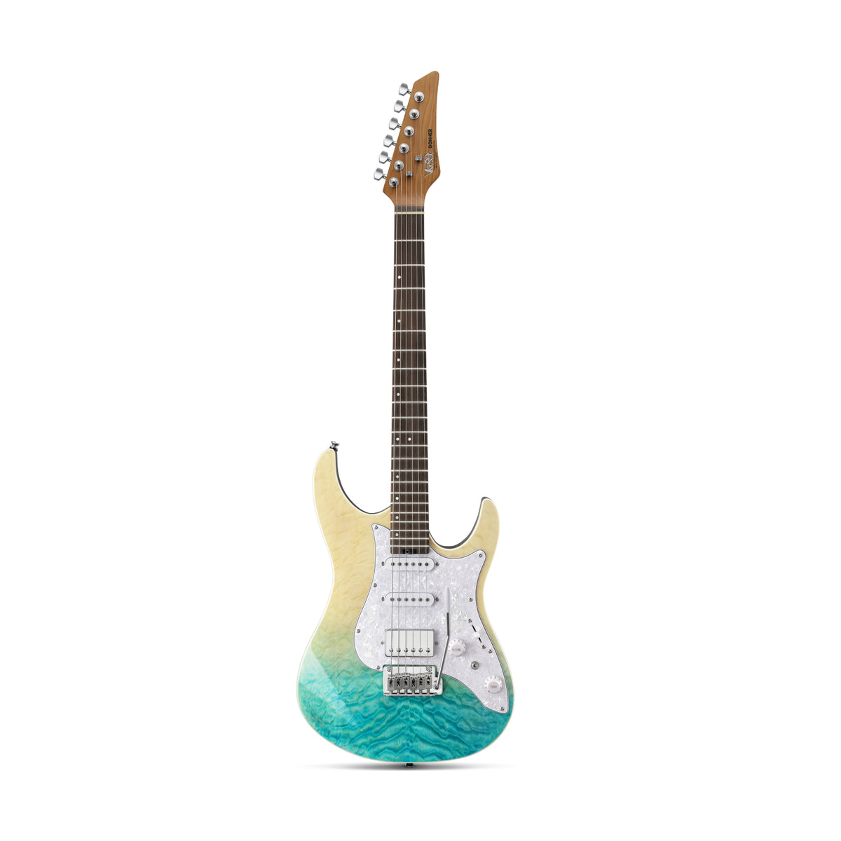 Guitarra eléctrica Donner DST-550 – Superstrat HSS – Metallic Blue — imagen 4 de 8