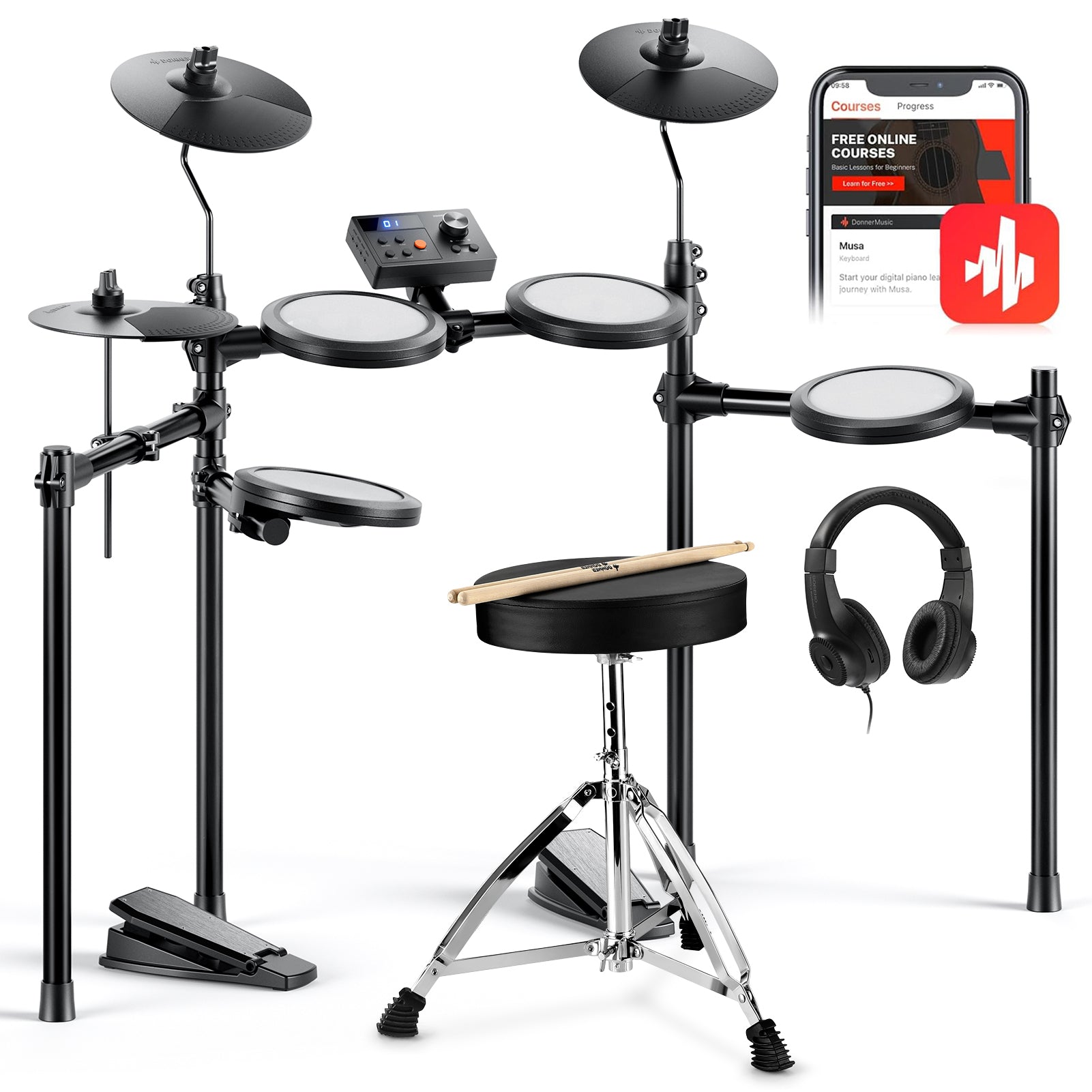Donner DED-70 Junior Electronic Drum Kit