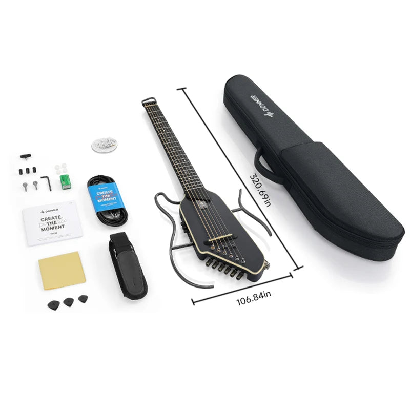 Donner HUSH I Evo2 Guitar-Black##