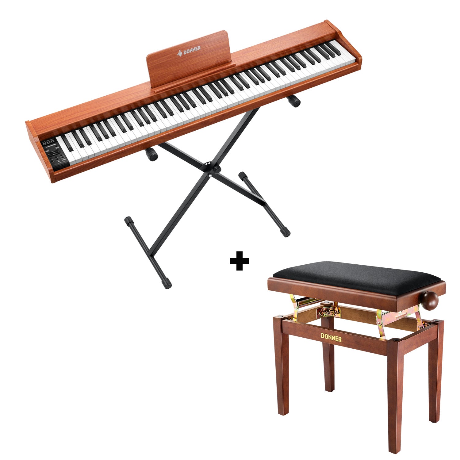 【Pre-sale】Donner DEP-1S Digital Piano Kit with X-Stand-【Shipping before December 5th】