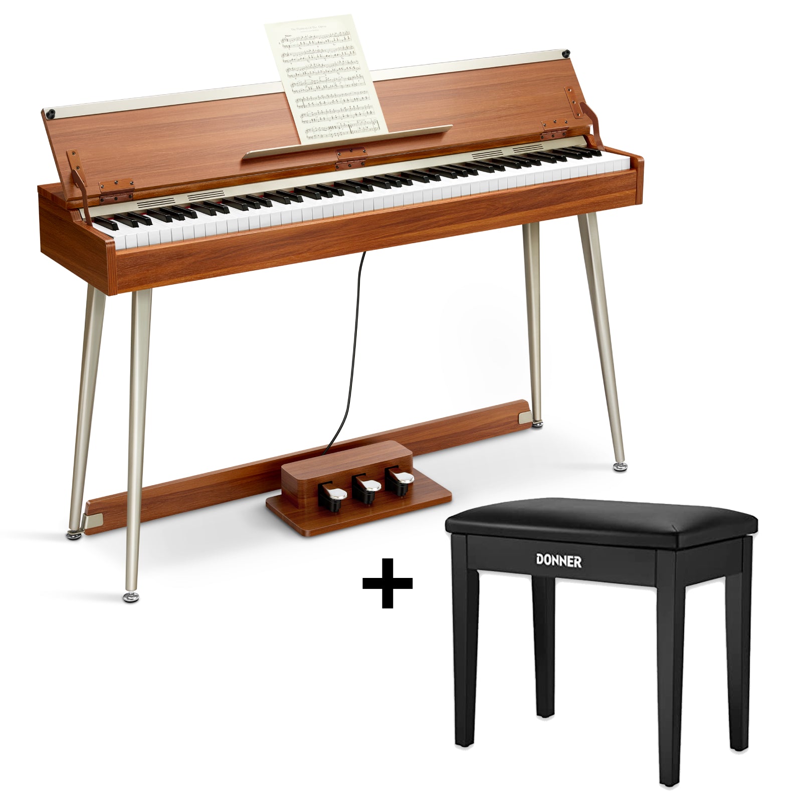 Donner DDP-80 PLUS Upright Digital Piano