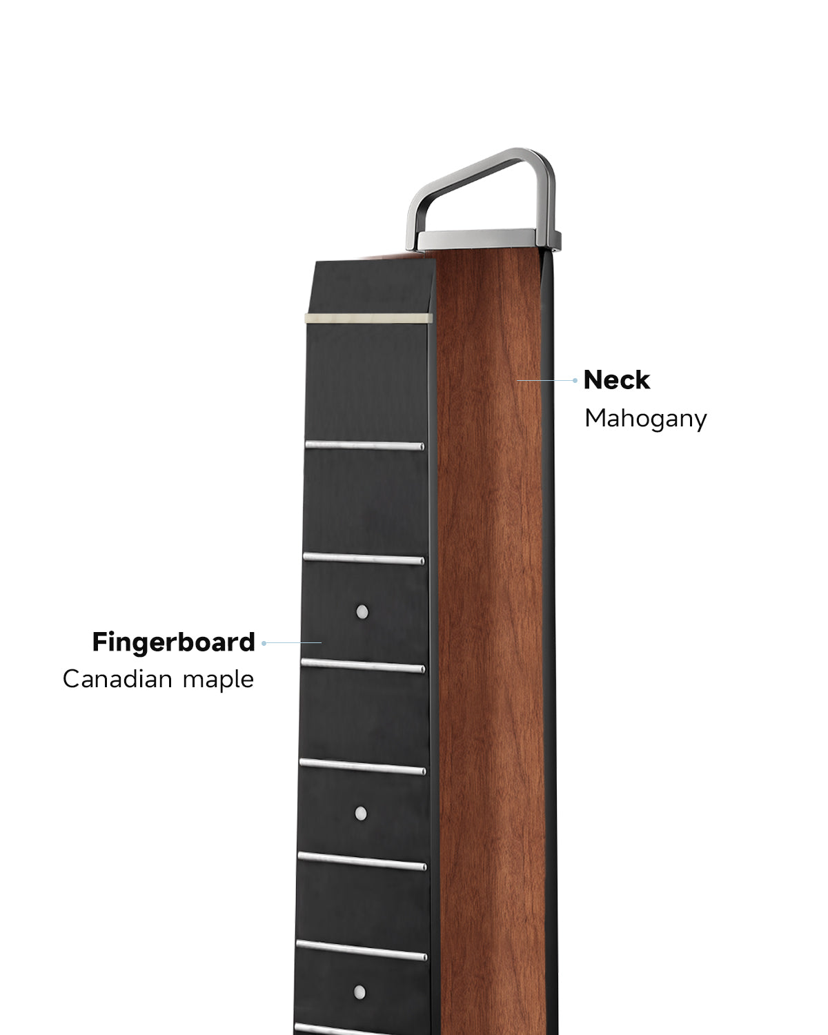 Donner HUSH™ I PRO Acoustic-Electric Travel Guitar-Deep Space Flight##