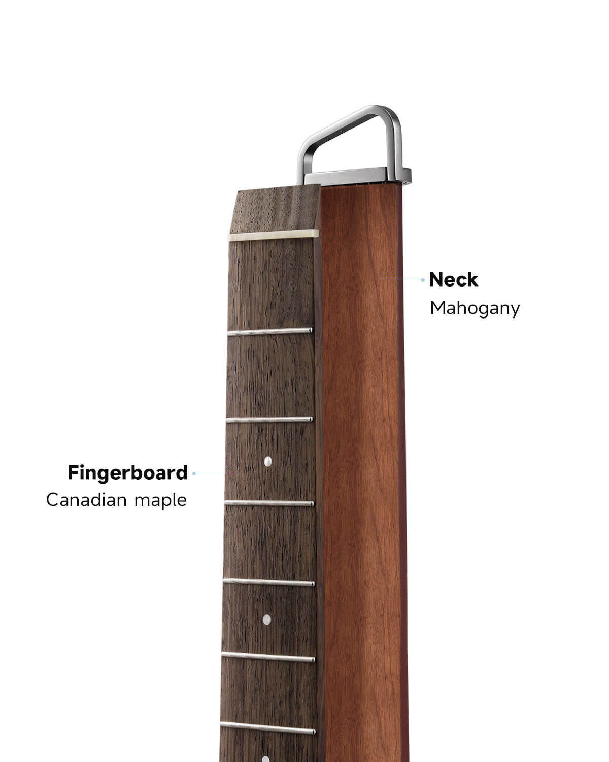 Donner HUSH™ I PRO Acoustic-Electric Travel Guitar-Maillard Gradient##